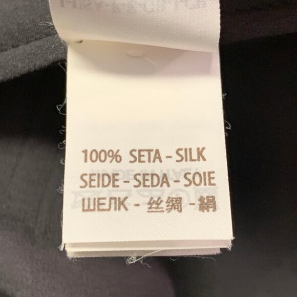 BRUNELLO CUCINELLI Size XL Grey Charcoal Silk Sleeveless Long Evening Gown - Picture 9 of 10